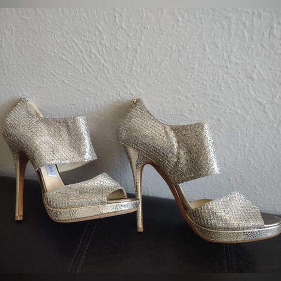 Jimmy Choo Private Platform Heels - Picture 3 of 16